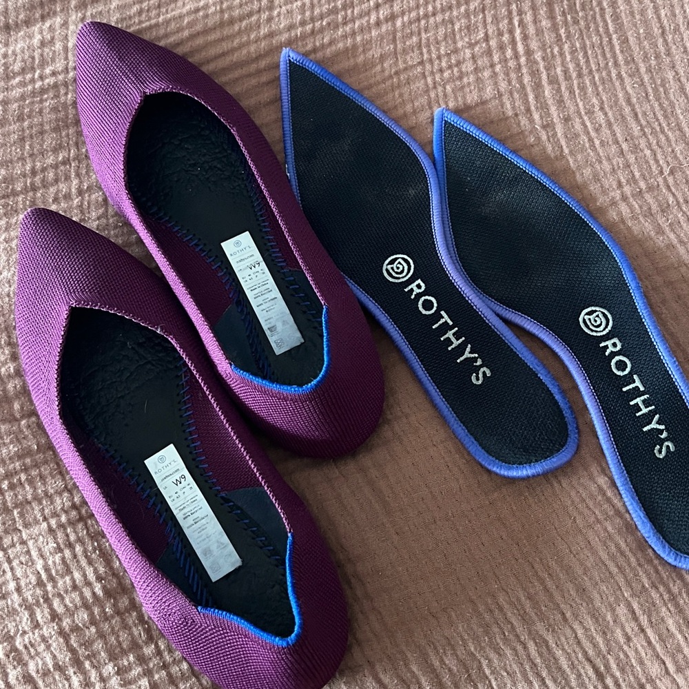 Rothy’s The Point Magenta Women's Flats